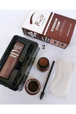 Roesia Rose Eyebrow Stamp Kaş Pudrası, Kaş Damgası Ve Kaş Şekillendirme Kiti No: 2