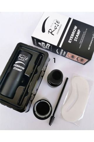 Roesia Rose Eyebrow Stamp Kaş Pudrası, Kaş Damgası Ve Kaş Şekillendirme Kiti No: 1