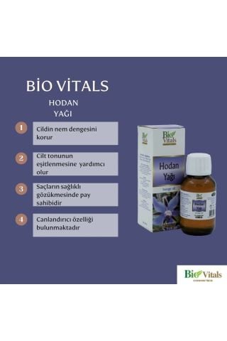 Bio Vitals Hodan Cilt Bakım Yağı 50 ml