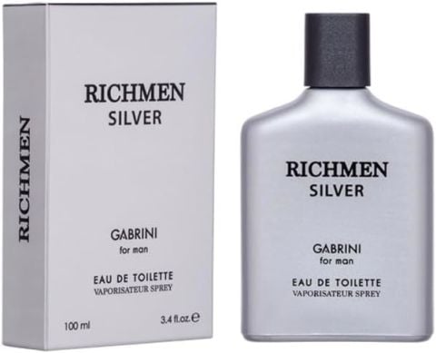 Gabrini Richmen Silver EDT For Man 100 ml