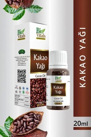 Bio Vitals Kakao Cilt Bakım Yağı 20ml
