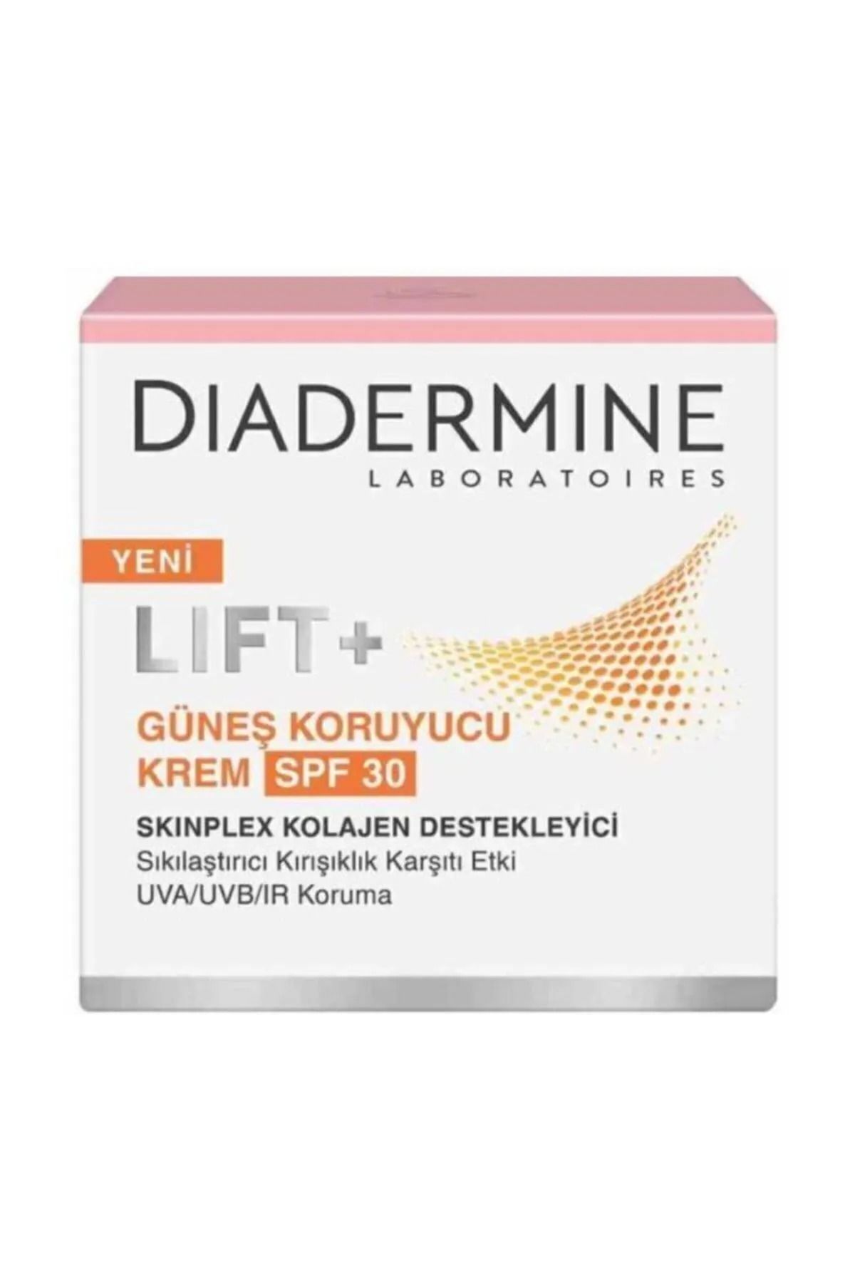 Diadermine Lift + Faktör 30 Güneş Koruyucu Gündüz Krem 50 Ml Kırışık Karşıtı Sıkılaştırıcı Kolajen