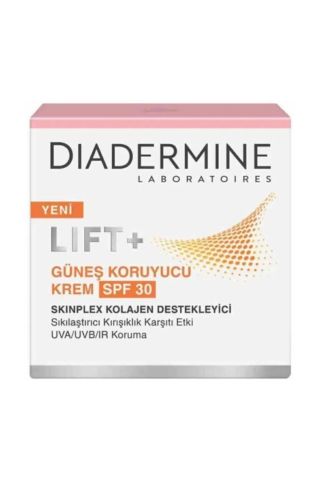 Diadermine Lift + Faktör 30 Güneş Koruyucu Gündüz Krem 50 Ml Kırışık Karşıtı Sıkılaştırıcı Kolajen