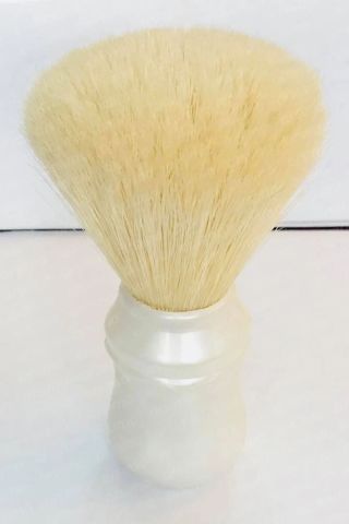 Merrys Solingen Plastik Beyaz Saplı Sakal Tıraş Fırçası