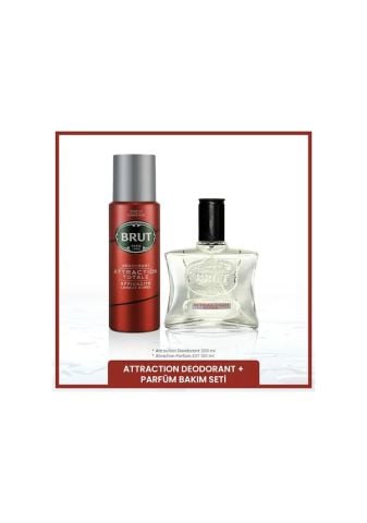 Brut Attraction Totale Erkek Parfüm EDT + Deodorant Set