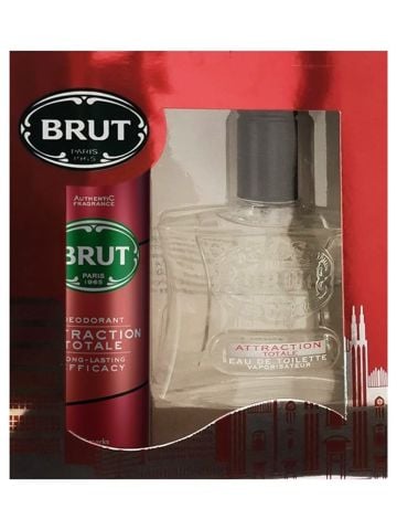 Brut Attraction Totale Erkek Parfüm EDT + Deodorant Set