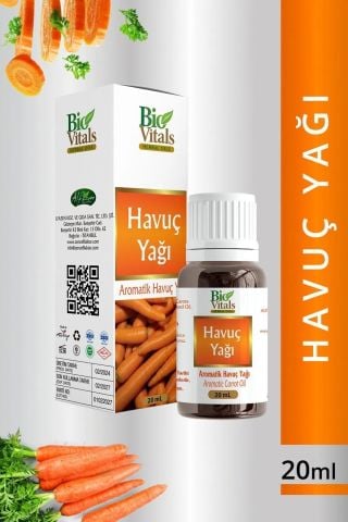Bio Vitals Havuç Cilt Bakım Yağı 20ml
