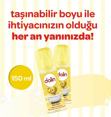 Dalin Bıcı Bıcı Bebe Kolanyası 150ml