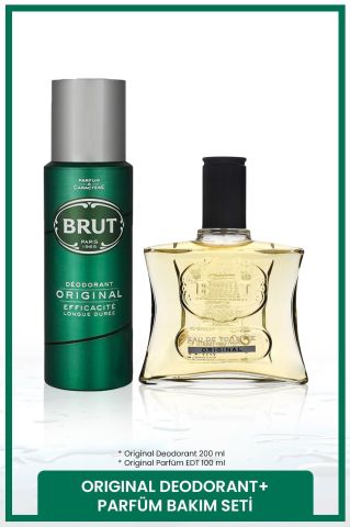 Brut Original EDT 100 ml + Deodorant 200 ml Erkek Parfüm Seti