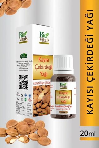 Bio Vitals Kayısı Çekirdeği Cilt Bakım Yağı 20ml