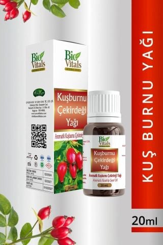 Bio Vitals Kuşburnu Çekirdeği Cilt Bakım Yağı 20ml