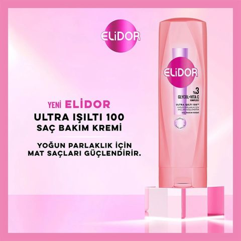 Elidor Ultra Işıltılı Besleyici Saç Bakım Kremi 350 Ml