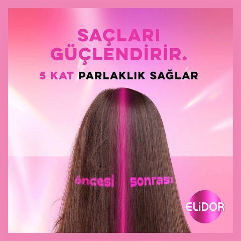 Elidor Ultra Işıltılı Besleyici Saç Bakım Kremi 350 Ml