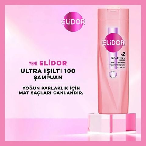 Elidor Saç Bakım Şampuanı Ultra Işıltı Yoğun Parlaklık 400 ml