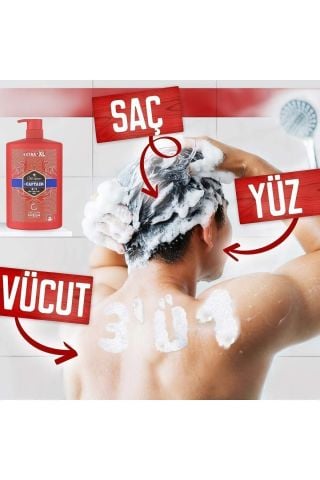 Old Spice Captain Erkek Duş Jeli ve Şampuan 1000 ml XL