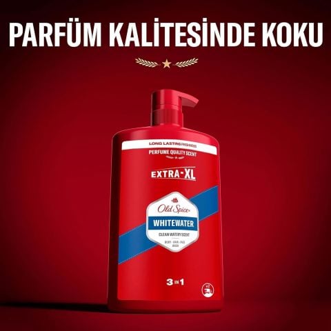 Old Spice Whitewater Erkek Duş Jeli ve Şampuan 1000 ml XL