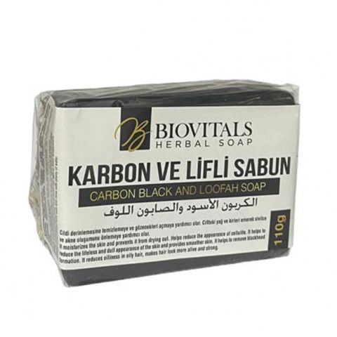 Bio Vitals Karbon ve Lifli Doğal Sabun 110 Gr