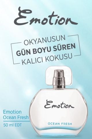 Emotion Ocean Fresh Kadın Parfüm Edt 50 Ml + Deodorant 150 Ml Set