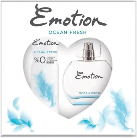 Emotion Ocean Fresh Kadın Parfüm Edt 50 Ml + Deodorant 150 Ml Set