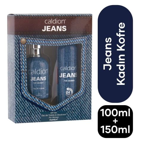 Caldion Jeans Kadın Parfüm Edt 100 ml + Deodorant 150 ml