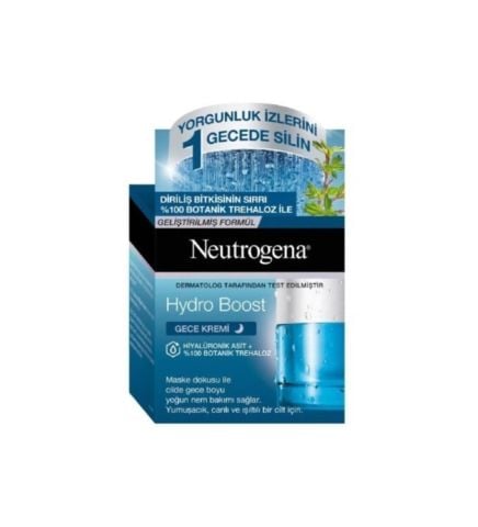 Neutrogena Hydro Boost Hiyalüronik Asit Botanik Trehaloz Gece Kremi