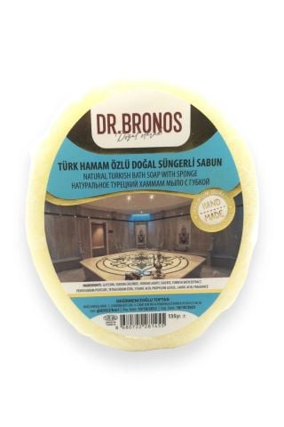 Dr. Bronos Türk Hamam Özlü Doğal Süngerli Sabun 135 Gr
