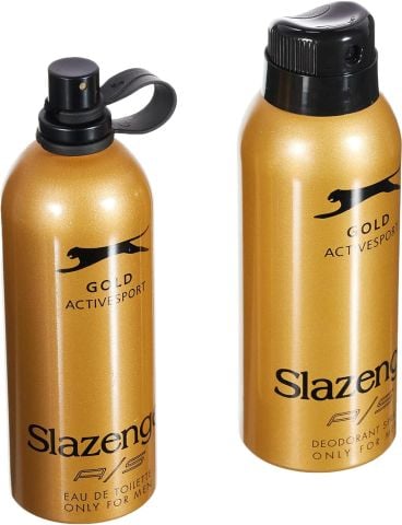 Slazenger Activesport Gold Erkek Parfüm Edt 125 Ml + Deodorant 150 Ml Set