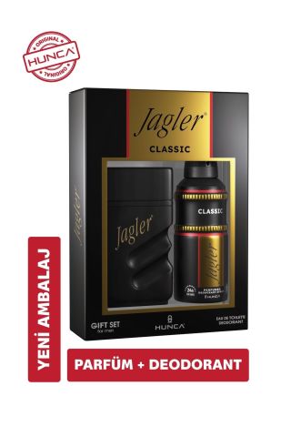 JAGLER Classic Erkek Parfüm Seti 90 ml EDT + 150 ml Deodorant
