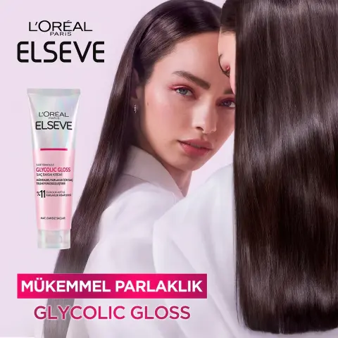 Loreal Paris Elseve Ultimate Glycolic Gloss Mükemmel Parlaklık İçin Pürüzsüzleştirici Saç Kremi 150 ml
