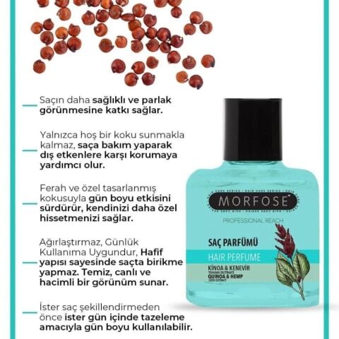 Morfose Kinoa & Kenevir Saç Parfümü 100ml