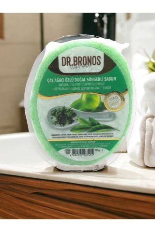 Dr. Bronos Çay Ağacı Özlü Doğal Süngerli Sabun 135 Gr