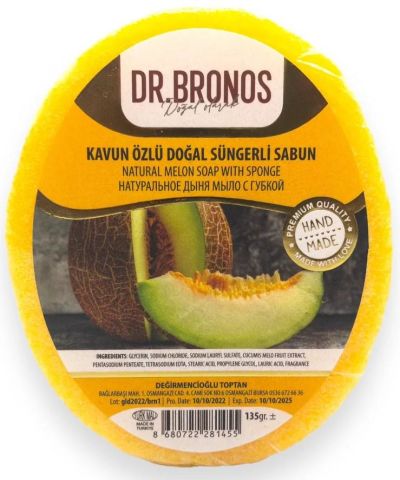 Dr. Bronos Kavun Özlü Doğal Süngerli Sabun 135 Gr