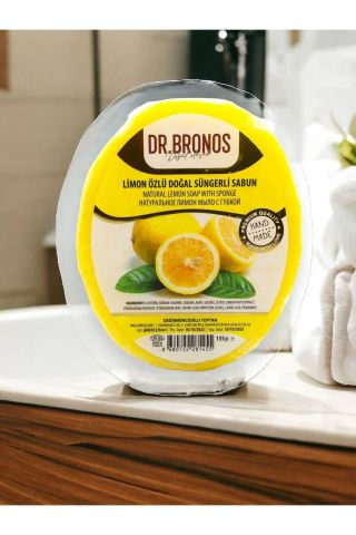 Dr. Bronos Limon Özlü Doğal Süngerli Sabun 135 Gr